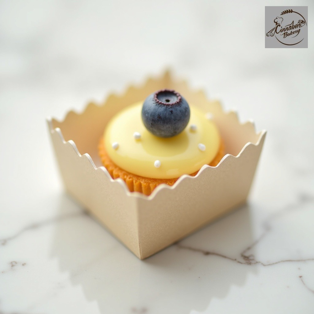 Lemon Blueberry Bento Cake