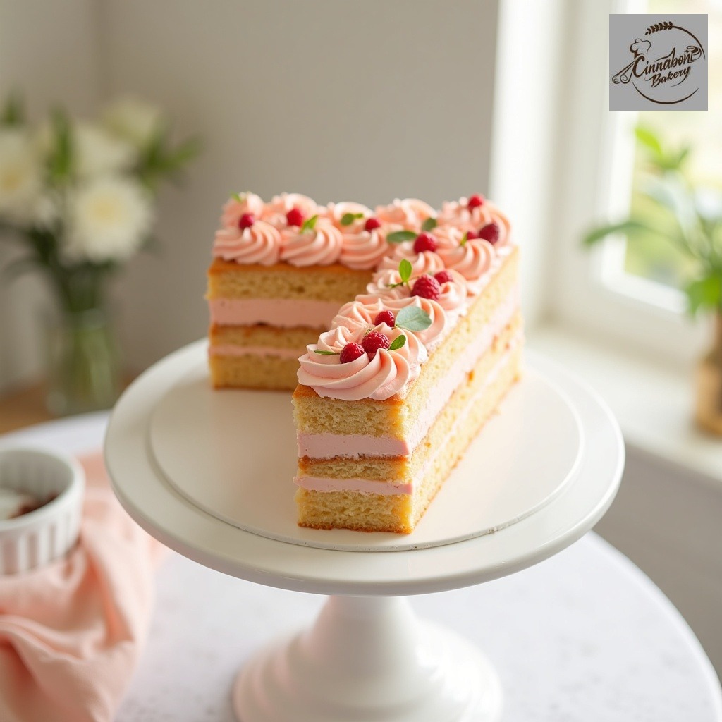 Number Seven Shape Cake