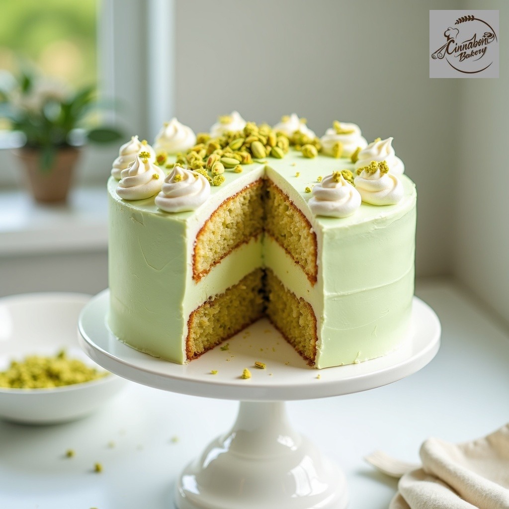 Pistachio Milk Cake