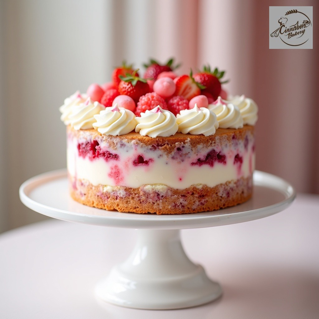Sweetheart Swirl Cake – A Romantic Marble Delight for Every Occasion