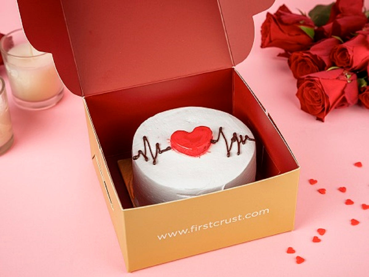 Heart Beat Red Velvet Bento Cake